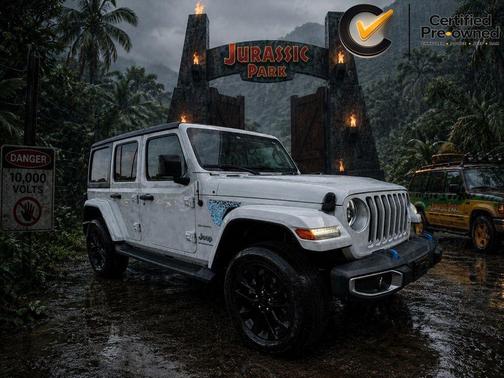 Bright White Clearcoat 2023 Jeep Wrangler 4xe Sahara