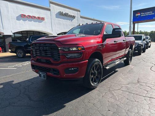 Molten Red Pearlcoat 2026 RAM 2500 Black Express Crew Cab 4x4 6'4' Box