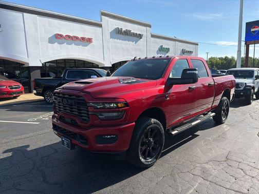 Molten Red Pearlcoat 2026 RAM 2500 Black Express Crew Cab 4x4 6'4' Box