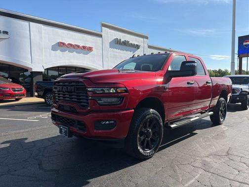 Molten Red Pearlcoat 2026 RAM 2500 Black Express Crew Cab 4x4 6'4' Box