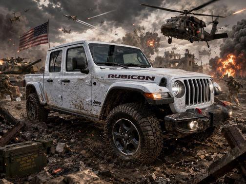 Bright White Clearcoat 2022 Jeep Gladiator Rubicon