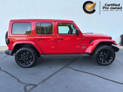 Firecracker Red Clearcoat 2022 Jeep Wrangler Unlimited 4xe Sahara