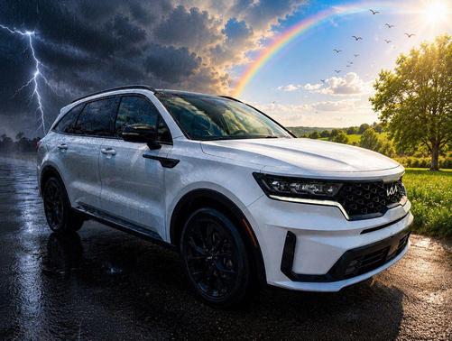 Glacial White Pearl 2023 Kia Sorento SX