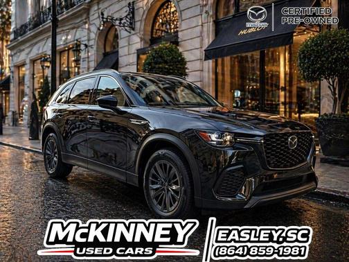 Jet Black Mica 2025 Mazda CX-70 3.3 Turbo Preferred Package