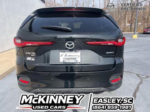 Jet Black Mica 2025 Mazda CX-70 3.3 Turbo Preferred Package