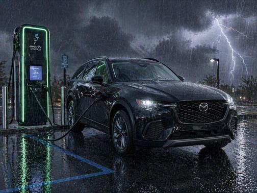 Jet Black Mica 2026 Mazda CX-70 PHEV SC Plus