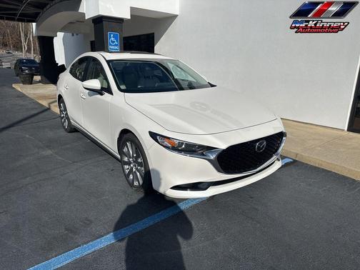 Snowflake White Pearl Mica 2026 Mazda Mazda3 FWD w/Preferred Package