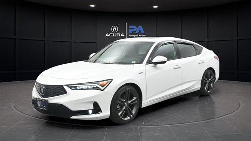 Platinum White Pearl 2024 Acura Integra A-SPEC