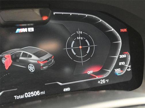 Black Sapphire Metallic 2025 BMW M8 Gran Coupe Competition