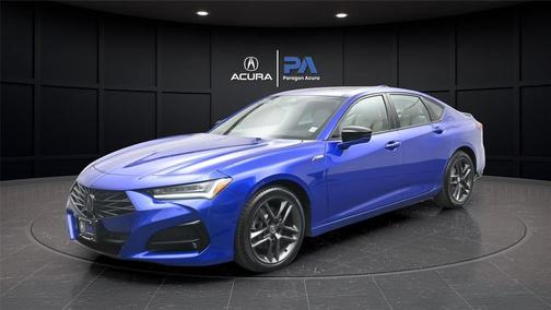 Apex Blue Pearl 2024 Acura TLX A-Spec