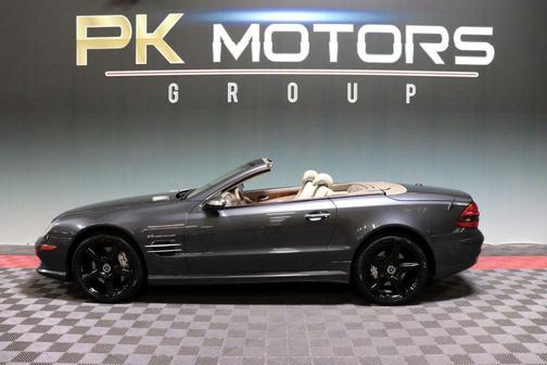 GRAY 2008 Mercedes-Benz SL-Class 55 AMG