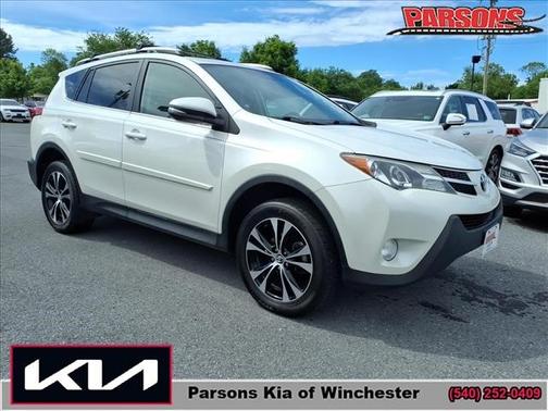 Blizzard Pearl 2015 Toyota RAV4 Limited