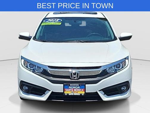 White 2018 Honda Civic EX-T