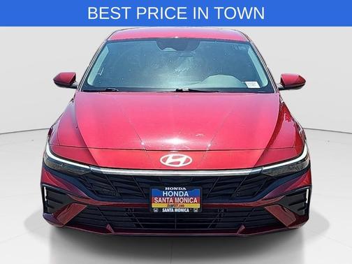 Red Metallic 2024 Hyundai ELANTRA HEV Blue