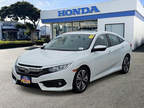 White Orchid 2018 Honda Civic EX-T