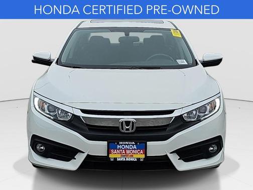 White Orchid 2018 Honda Civic EX-T