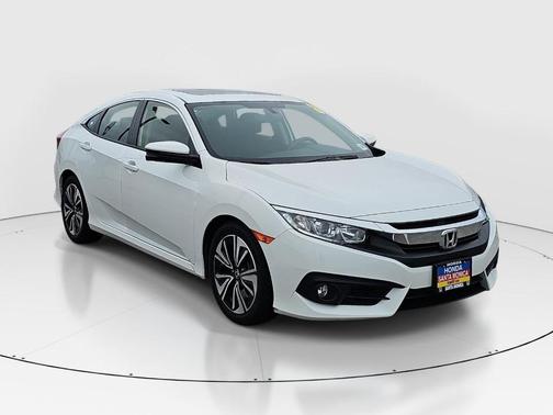 White Orchid 2018 Honda Civic EX-T