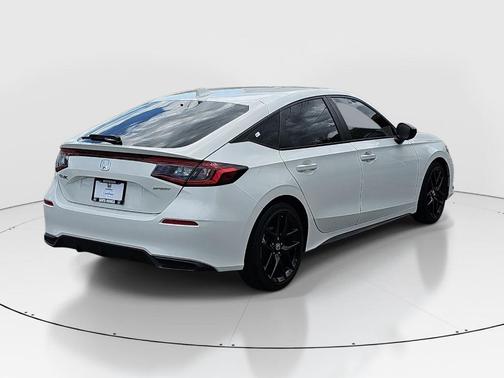 Platinum White 2023 Honda Civic Sport
