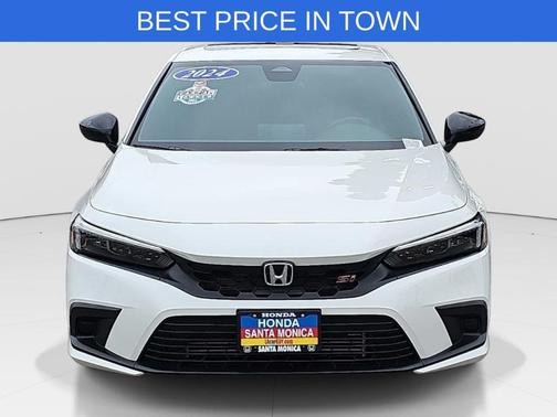 White 2024 Honda Civic Si Base