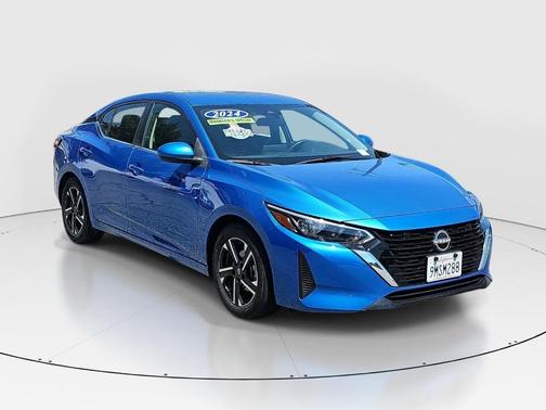 Electric Blue Metallic 2024 Nissan Sentra SV