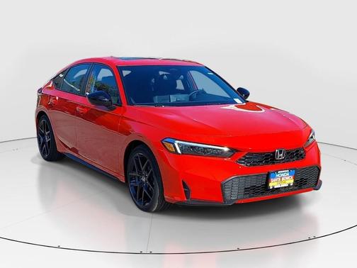 Rallye Red 2026 Honda Civic Hybrid Sport