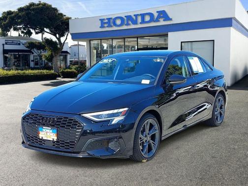 Brilliant Black 2024 Audi A3 40 Premium