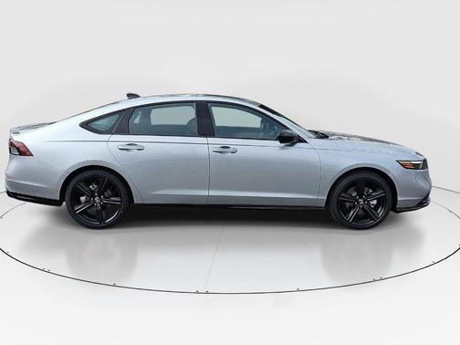 Solar Silver Metallic 2026 Honda Accord Hybrid Sport-L