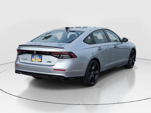 Solar Silver Metallic 2026 Honda Accord Hybrid Sport-L