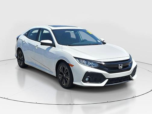 White Orchid Pearl 2018 Honda Civic EX