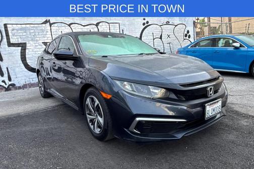 Gray 2019 Honda Civic LX