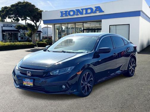 Black 2021 Honda Civic Sport