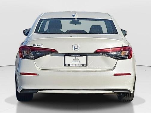 White 2024 Honda Civic LX