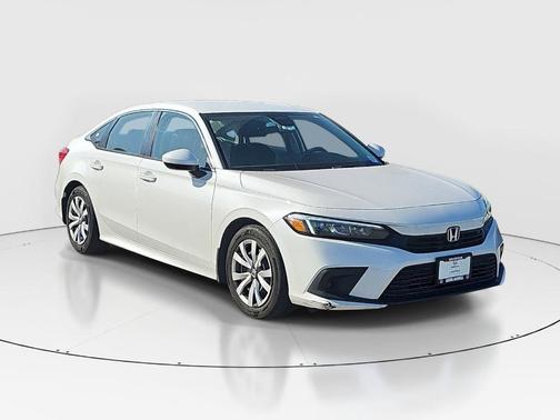 White 2024 Honda Civic LX