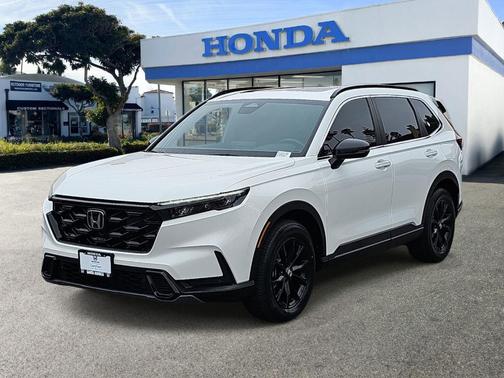 Platinum White Pearl 2024 Honda CR-V Hybrid Sport-L