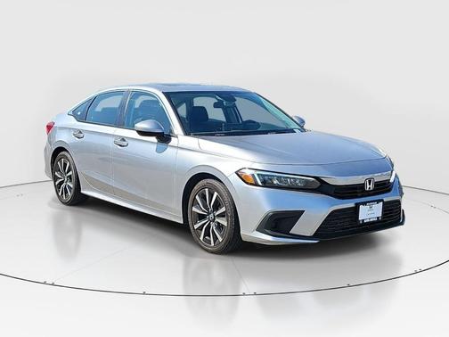 Silver 2024 Honda Civic EX