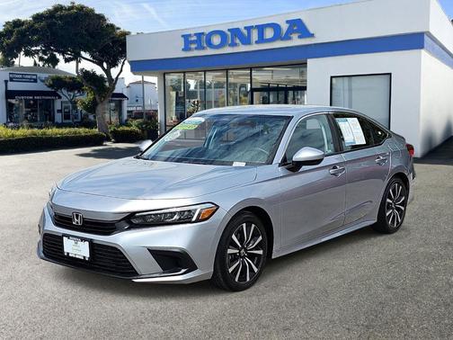 Silver 2024 Honda Civic EX