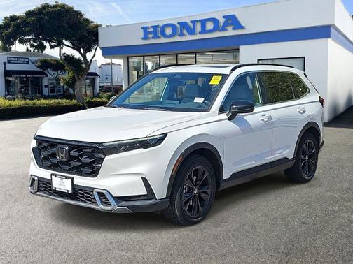 Platinum White 2023 Honda CR-V Hybrid Sport Touring