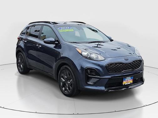 Pacific Blue 2022 Kia Sportage Nightfall