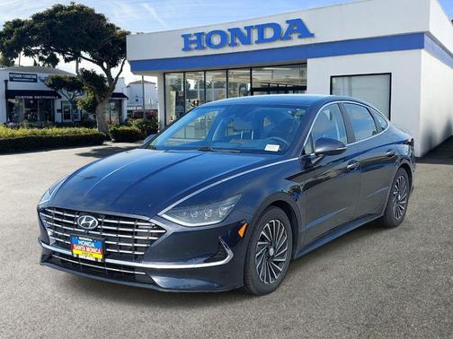 Oxford Blue 2021 Hyundai SONATA Hybrid Limited