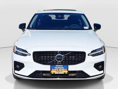 White 2024 Volvo S60 B5 Core Dark Theme