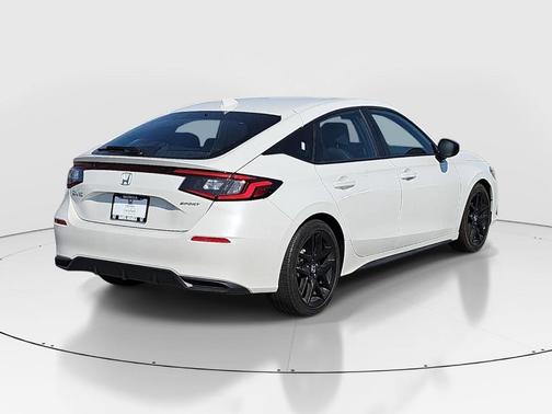 Platinum White 2024 Honda Civic Sport