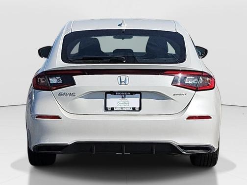 Platinum White 2024 Honda Civic Sport