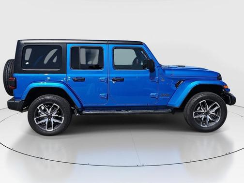 Hydro Blue Pearl 2024 Jeep Wrangler 4xe Sport