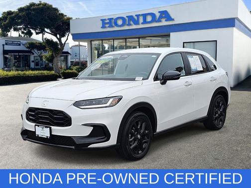 Platinum White Pearl 2024 Honda HR-V Sport
