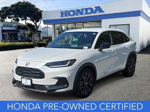 Platinum White Pearl 2024 Honda HR-V Sport