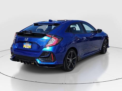 Blue 2020 Honda Civic Sport