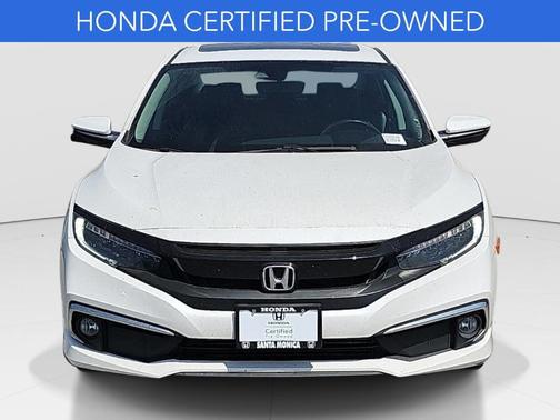 Platinum White Pearl 2020 Honda Civic Touring