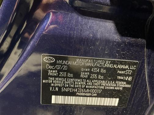 2021 Hyundai SONATA Limited