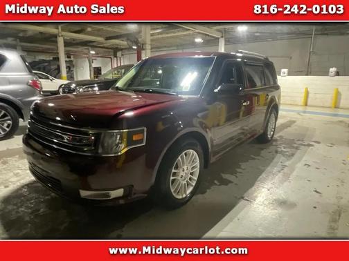 RED 2018 Ford Flex SEL