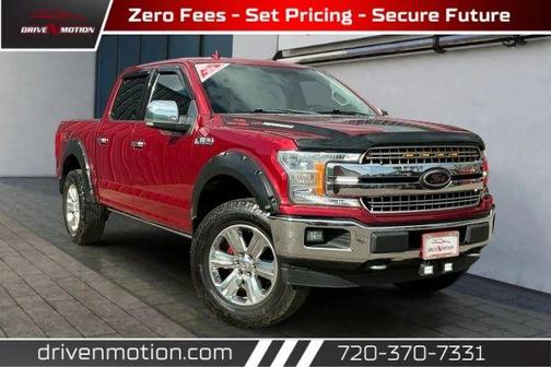 Red 2018 Ford F-150 Lariat